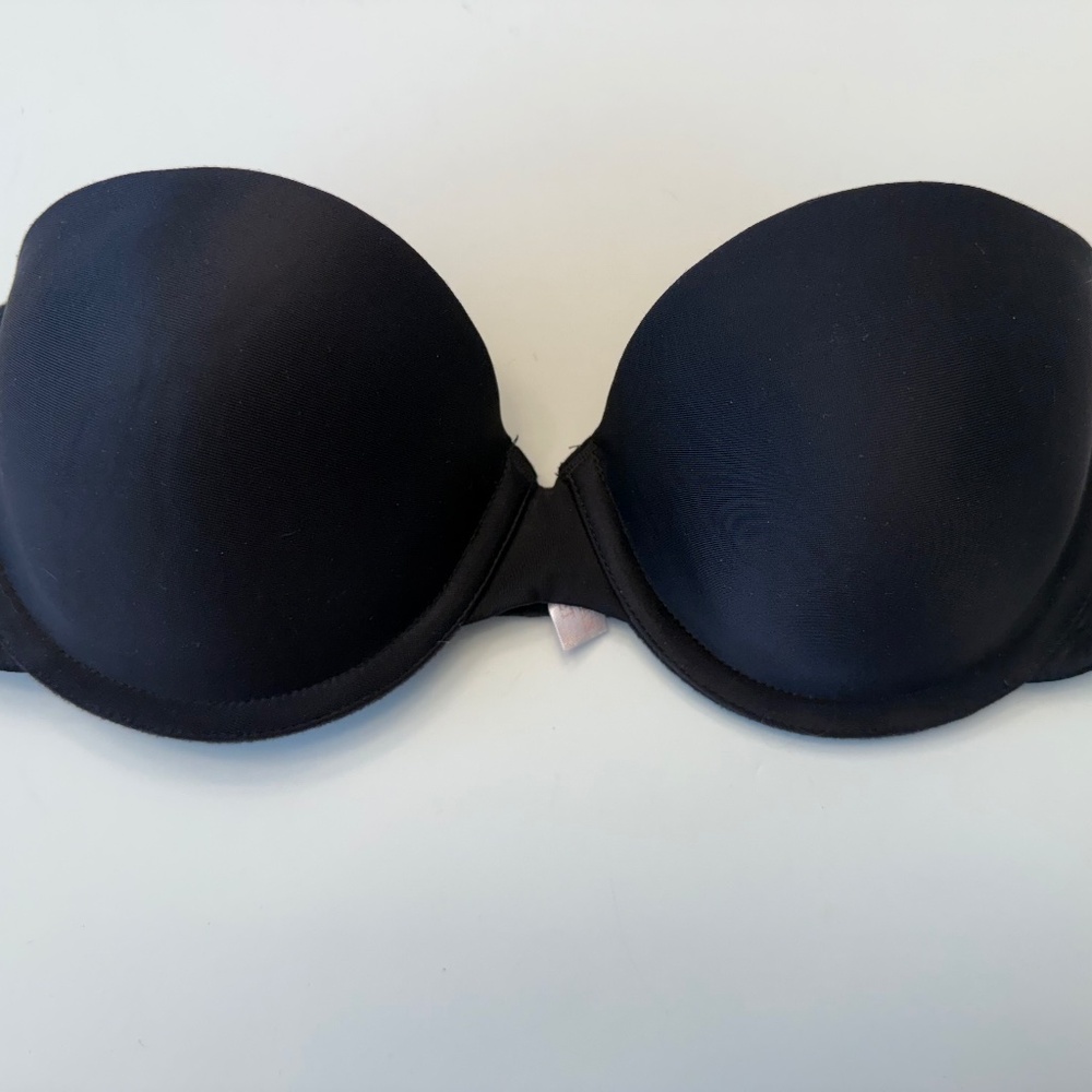 Victoria's Secret Strapless Bra Size 34C Black